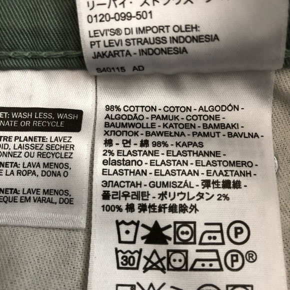 Men’s Levi’s 511 Slim Fit Shorts - Waist Size 32 - Picture 10 of 11